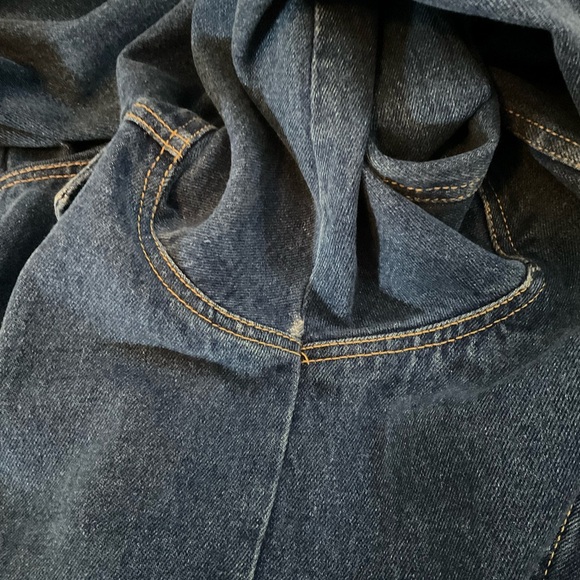 🌵HP🌵 Genuine Vintage Generation One Heavy Denim Trucker Jacket Mens XL - Picture 8 of 9